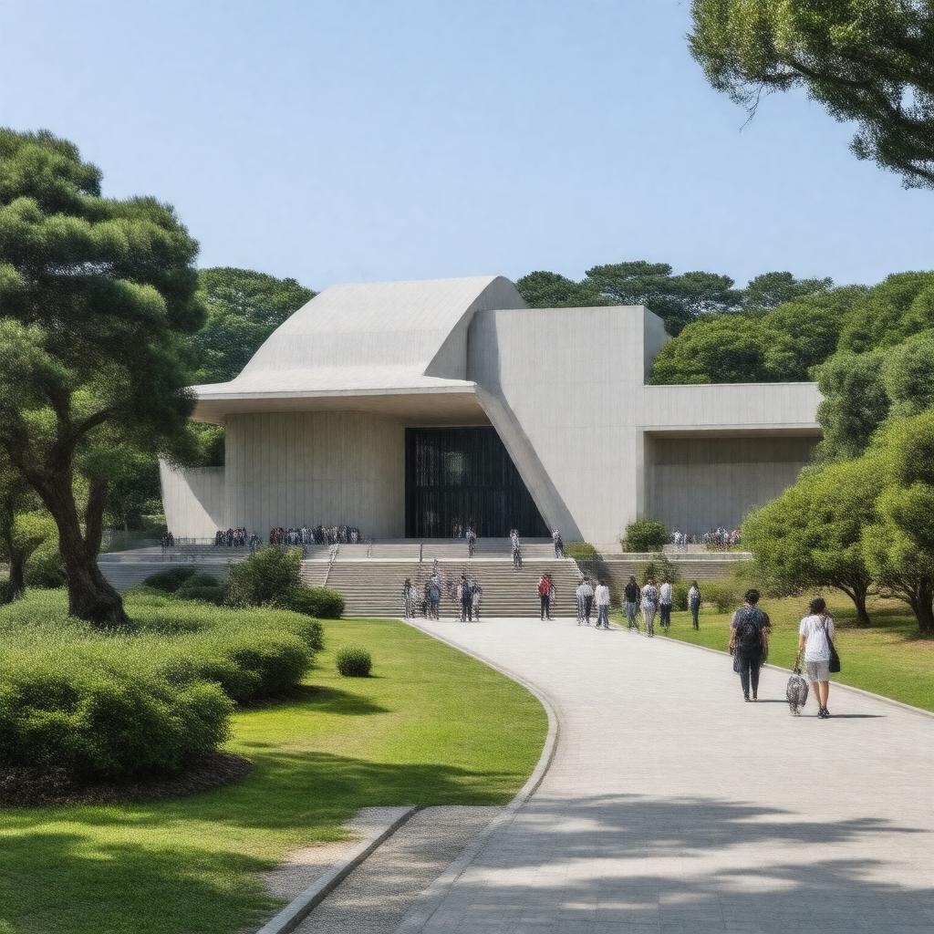 AI-created image of National Museum of Nature and Science