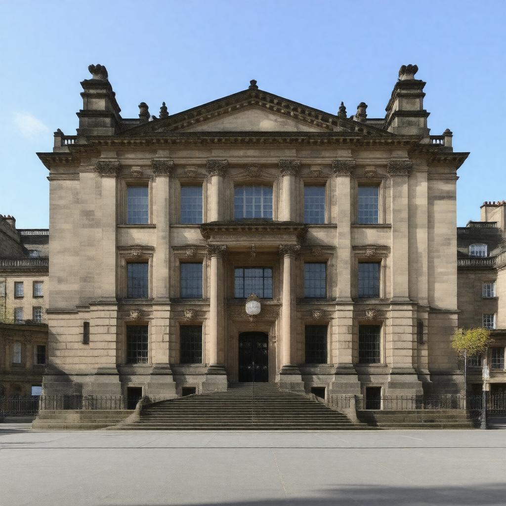 AI-created image of National Museum of Scotland