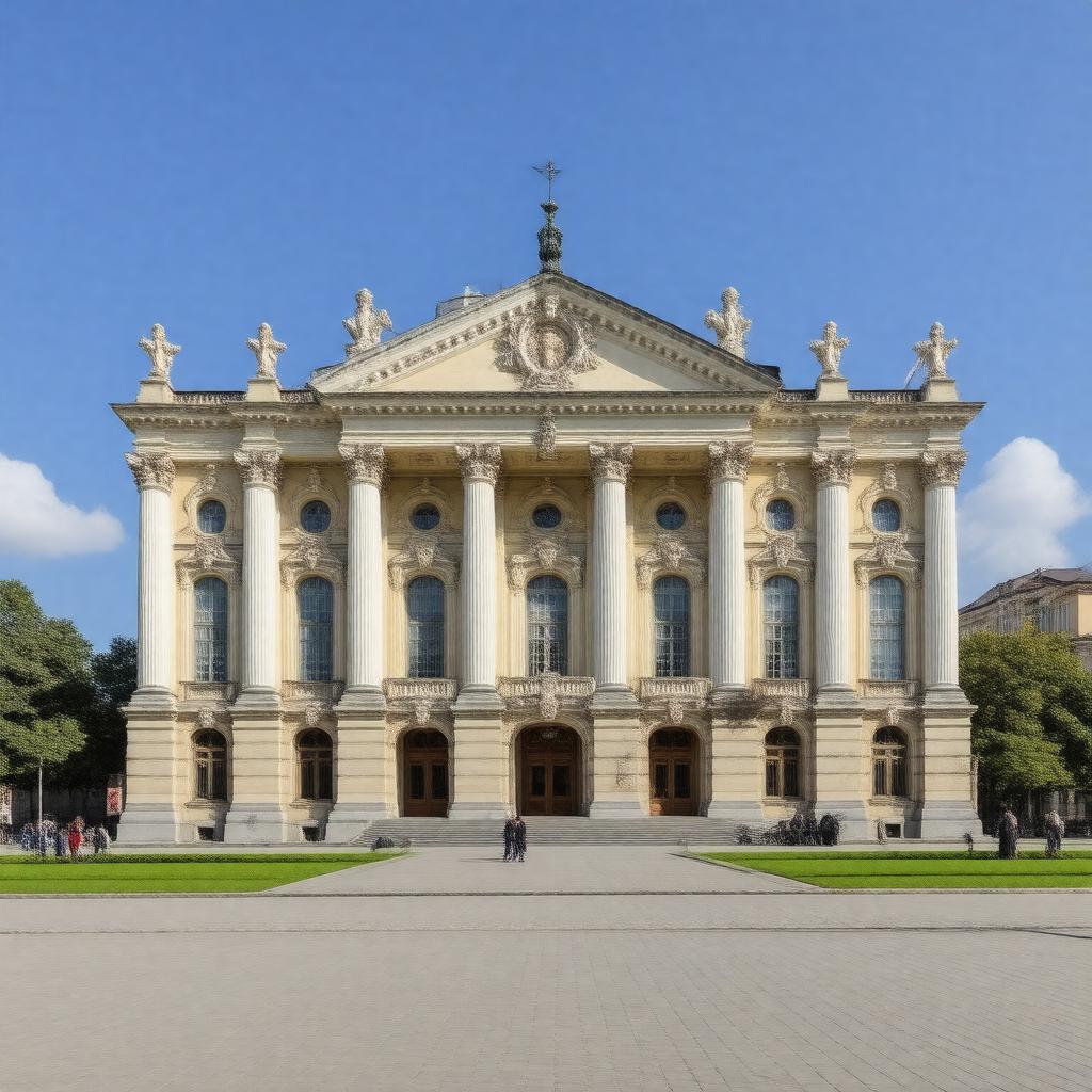 AI-created image of National Museum of the History of Ukraine