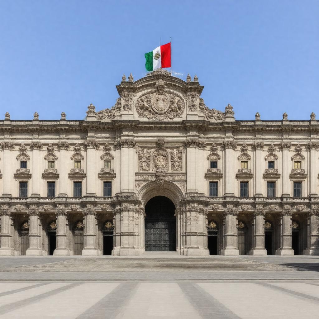 AI-created image of National Palace