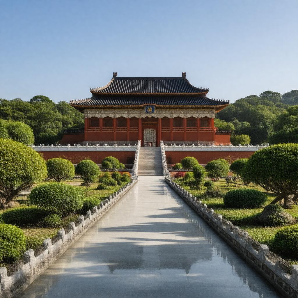 AI-created image of National Palace Museum