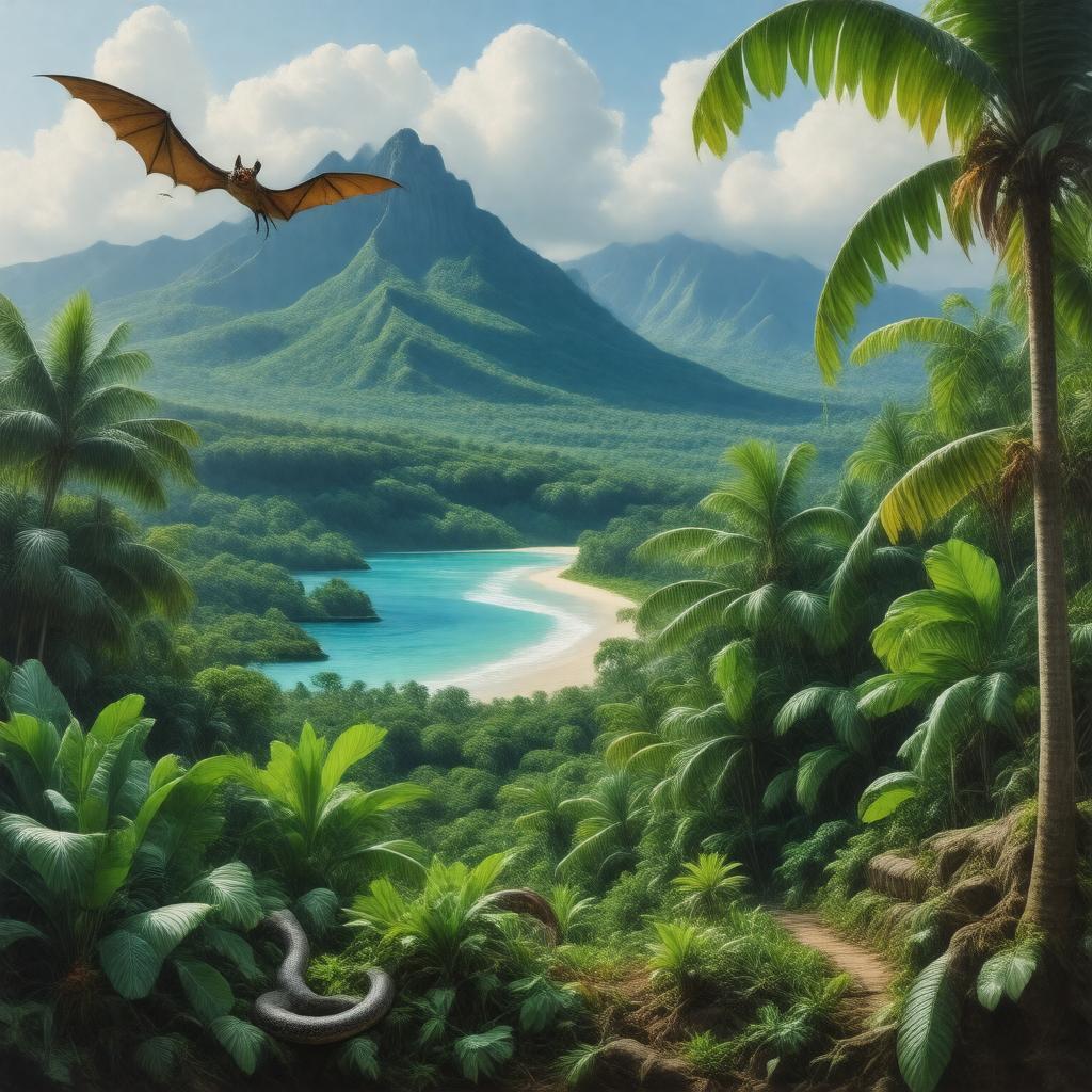 AI-created image of National Park of American Samoa