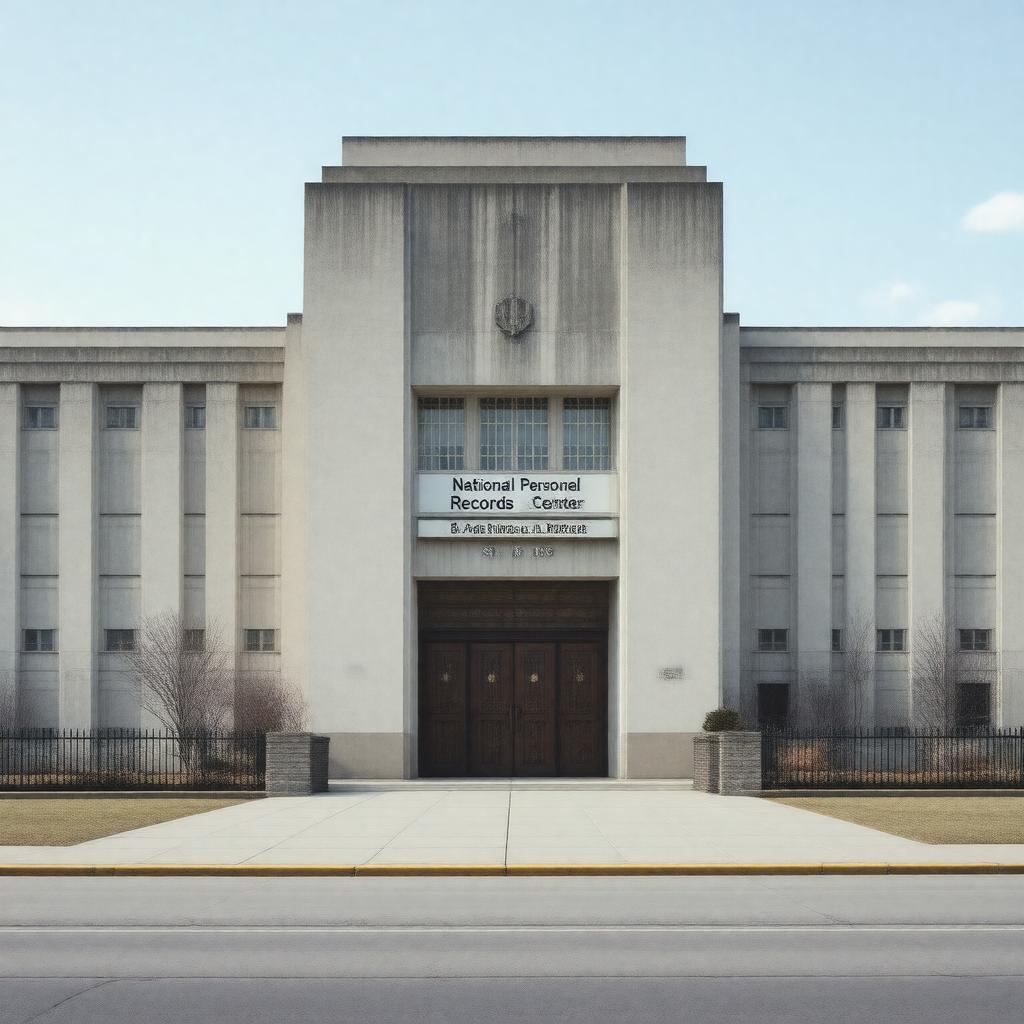 AI-created image of National Personnel Records Center