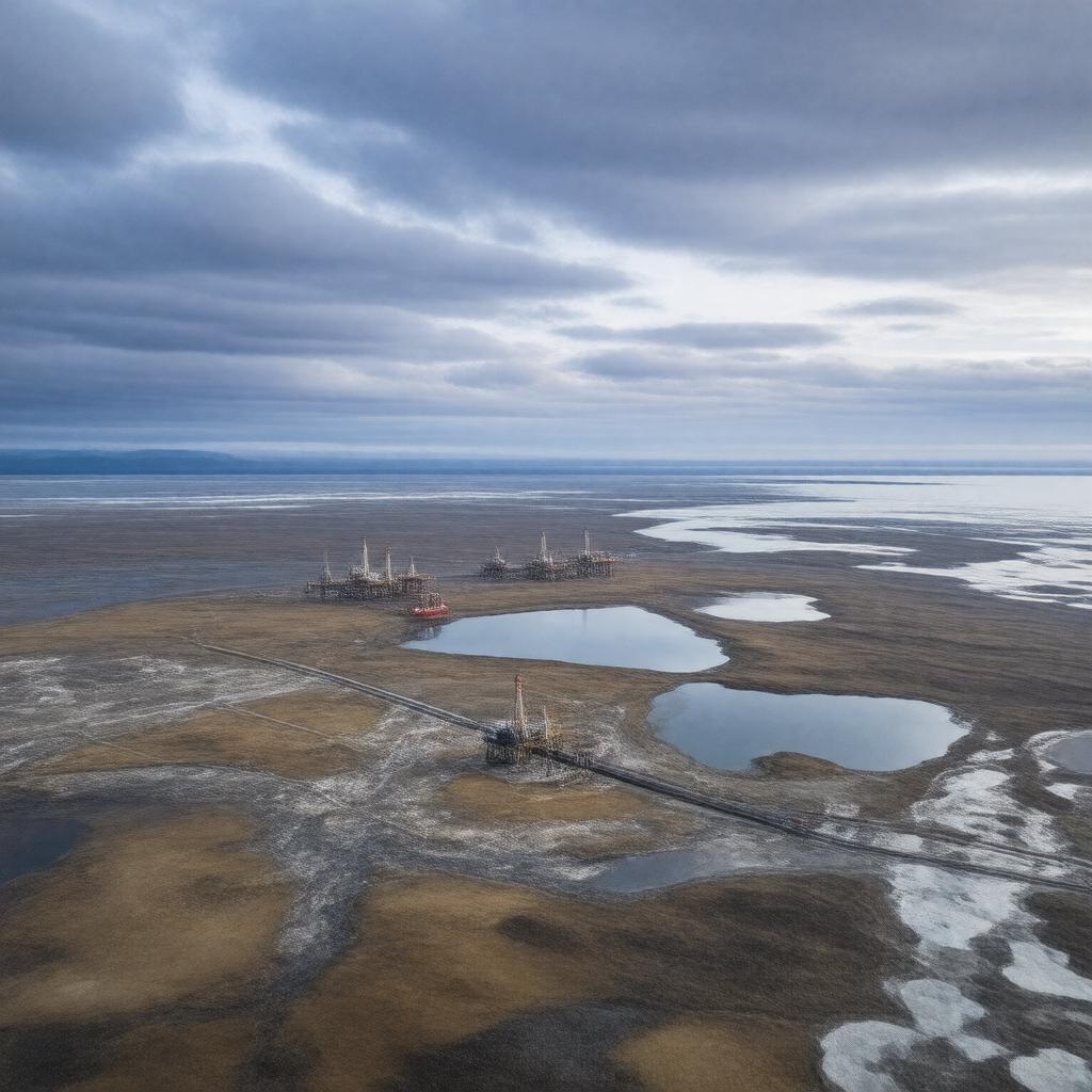 AI-created image of National Petroleum Reserve–Alaska
