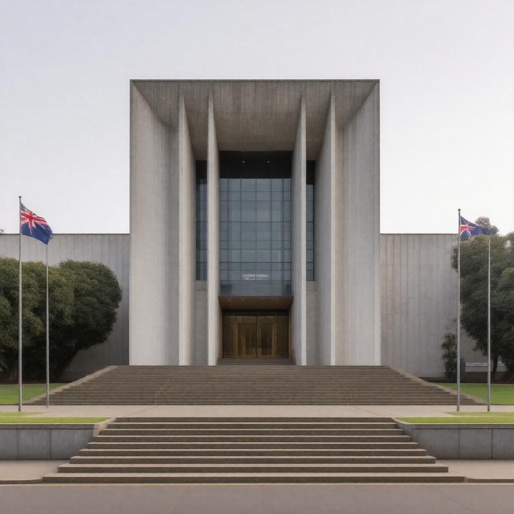 AI-created image of National Portrait Gallery, Australia