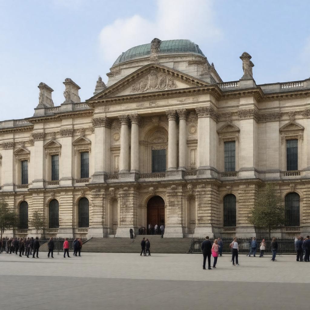 AI-created image of National Portrait Gallery