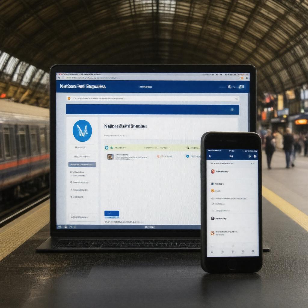 AI-created image of National Rail Enquiries