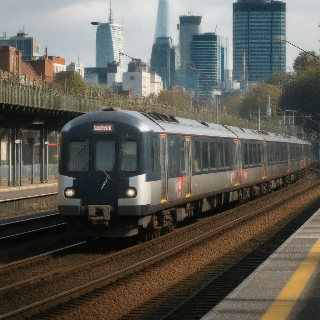 Click to view larger image AI-created image of National Rail (within London zones)