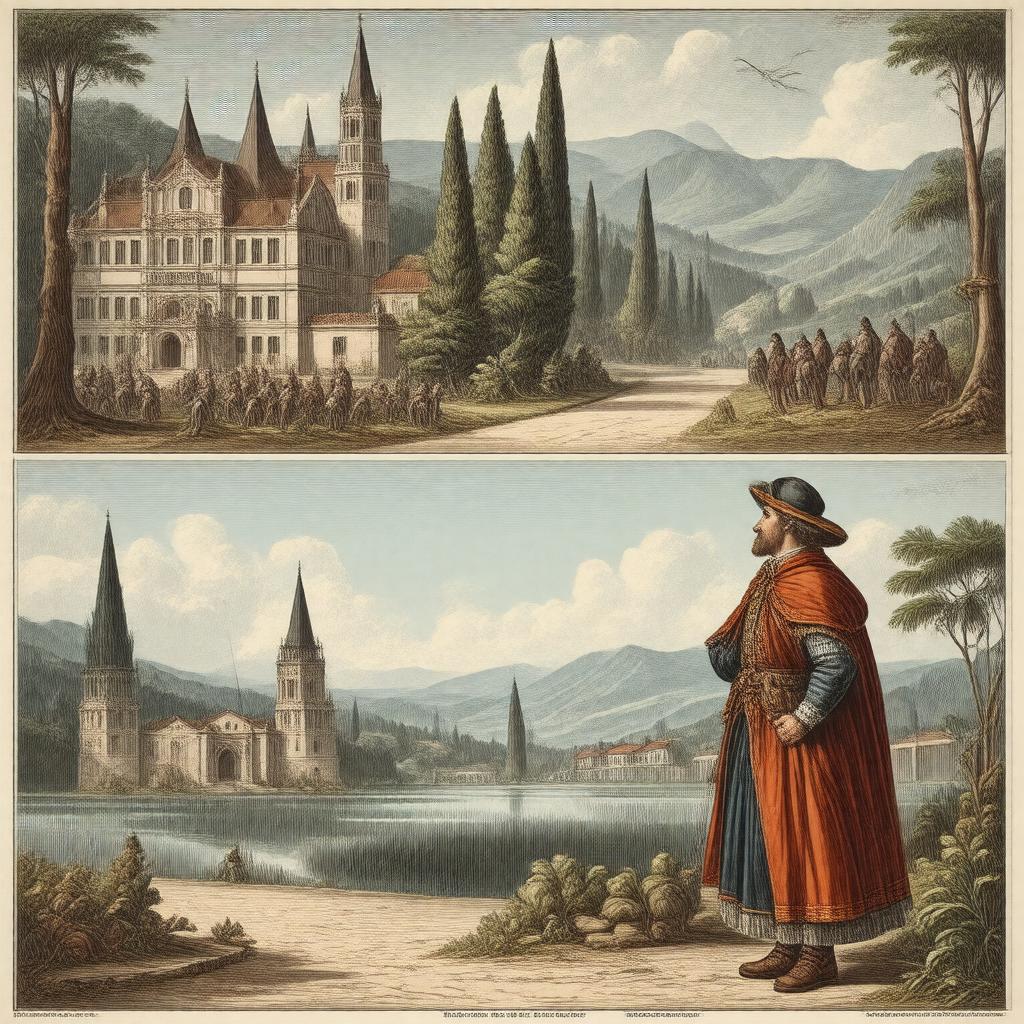 AI-created image of National Revival of Georgia