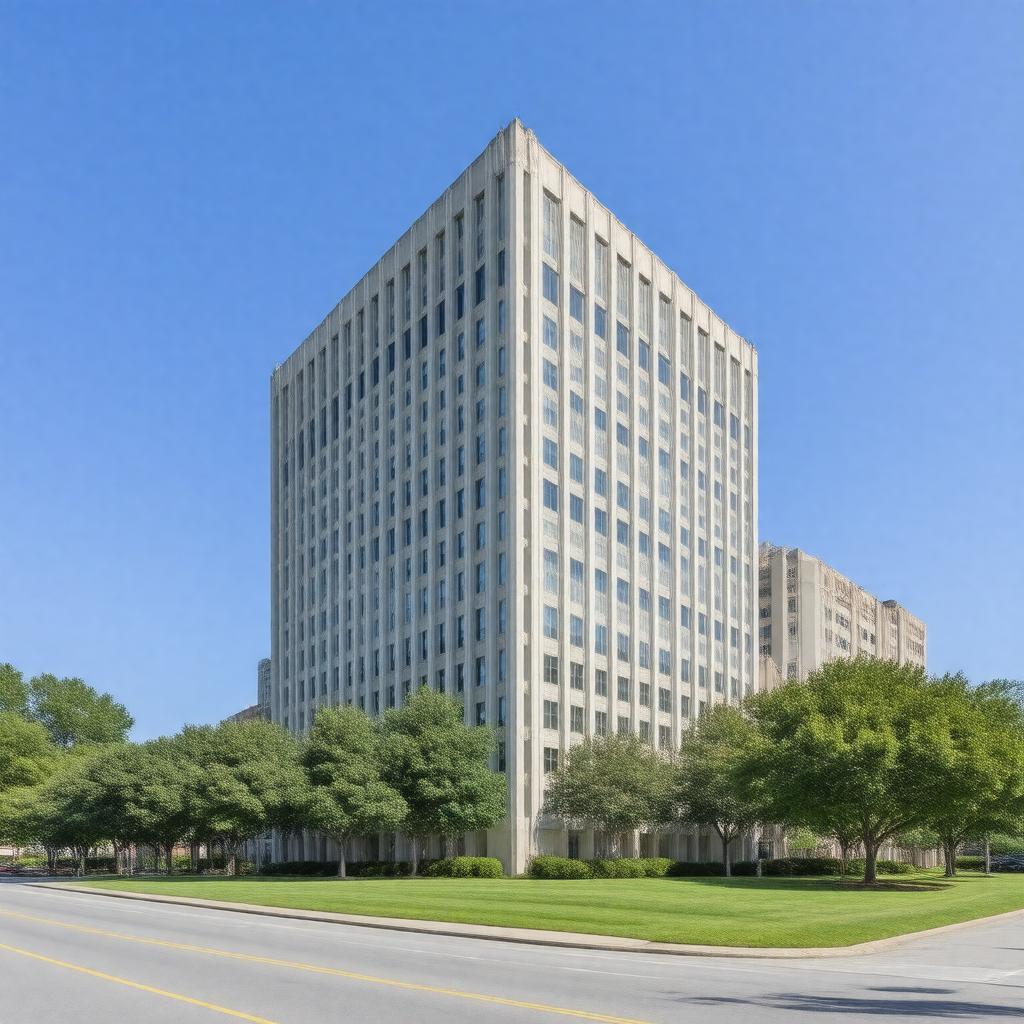 Click to view larger image AI-created image of National Science Foundation headquarters