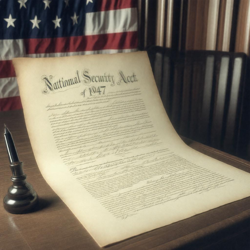 AI-created image of National Security Act of 1947