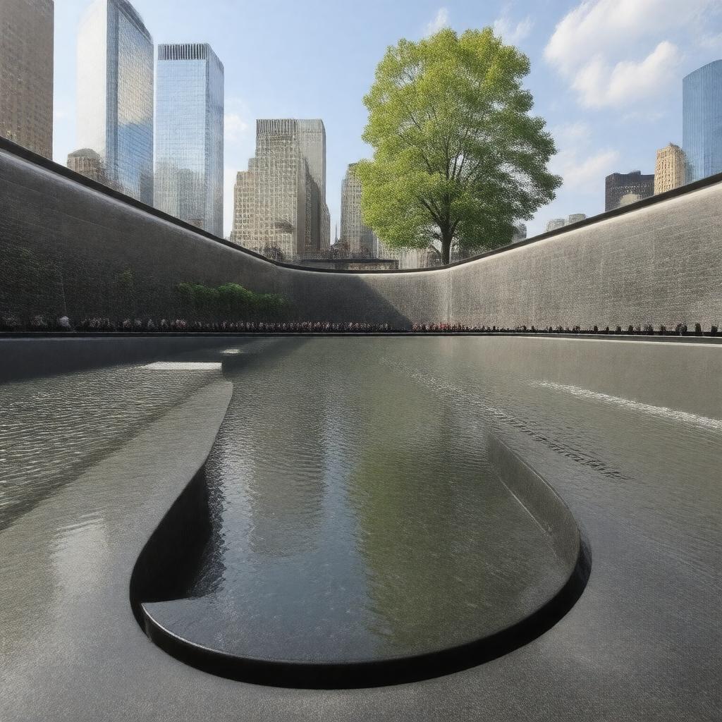 AI-created image of National September 11 Memorial & Museum