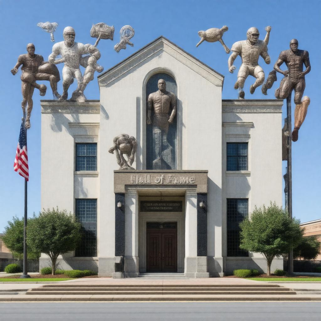 AI-created image of National Sportscasters and Sportswriters Association Hall of Fame