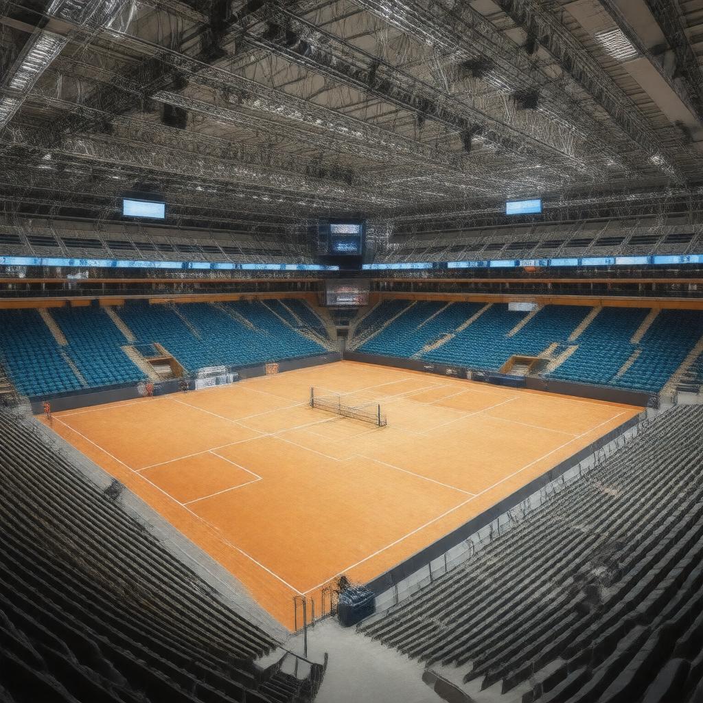 Click to view larger image AI-created image of National Squash Centre