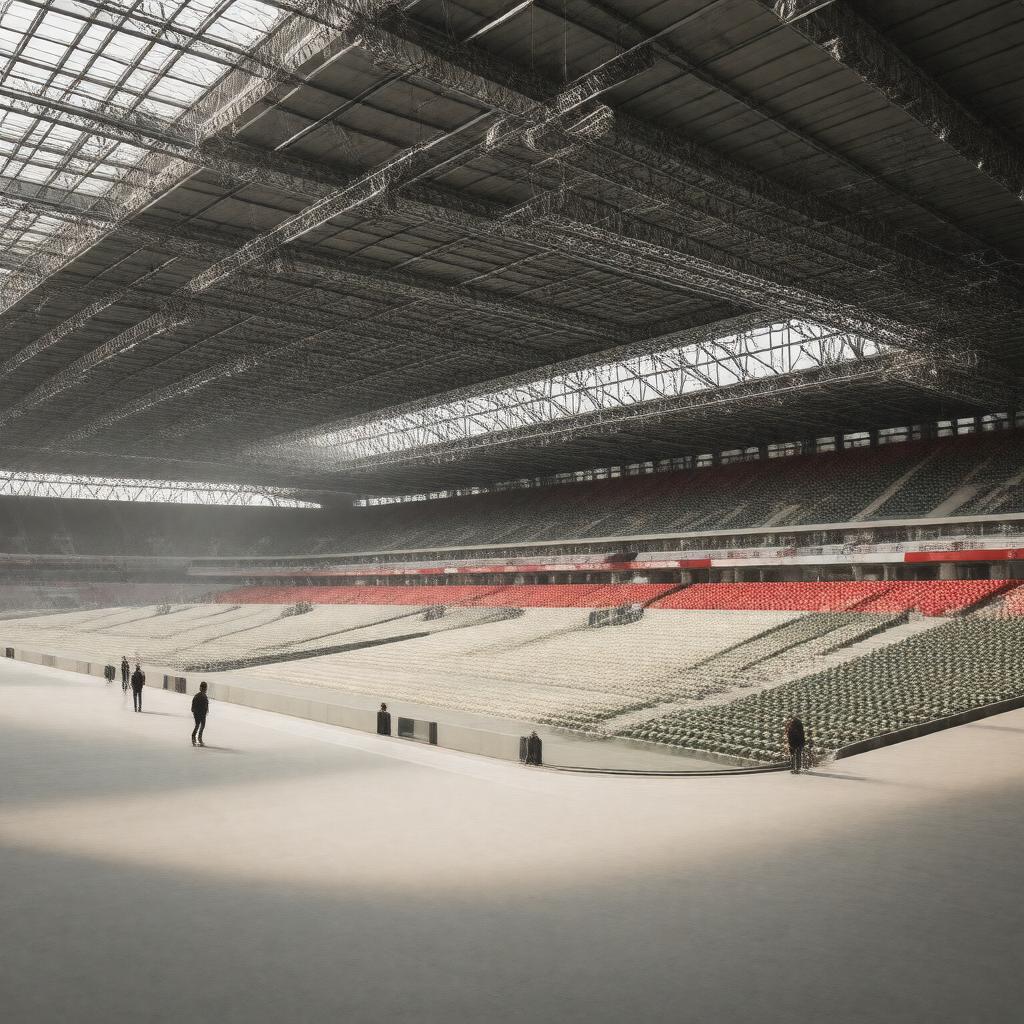 AI-created image of National Stadium