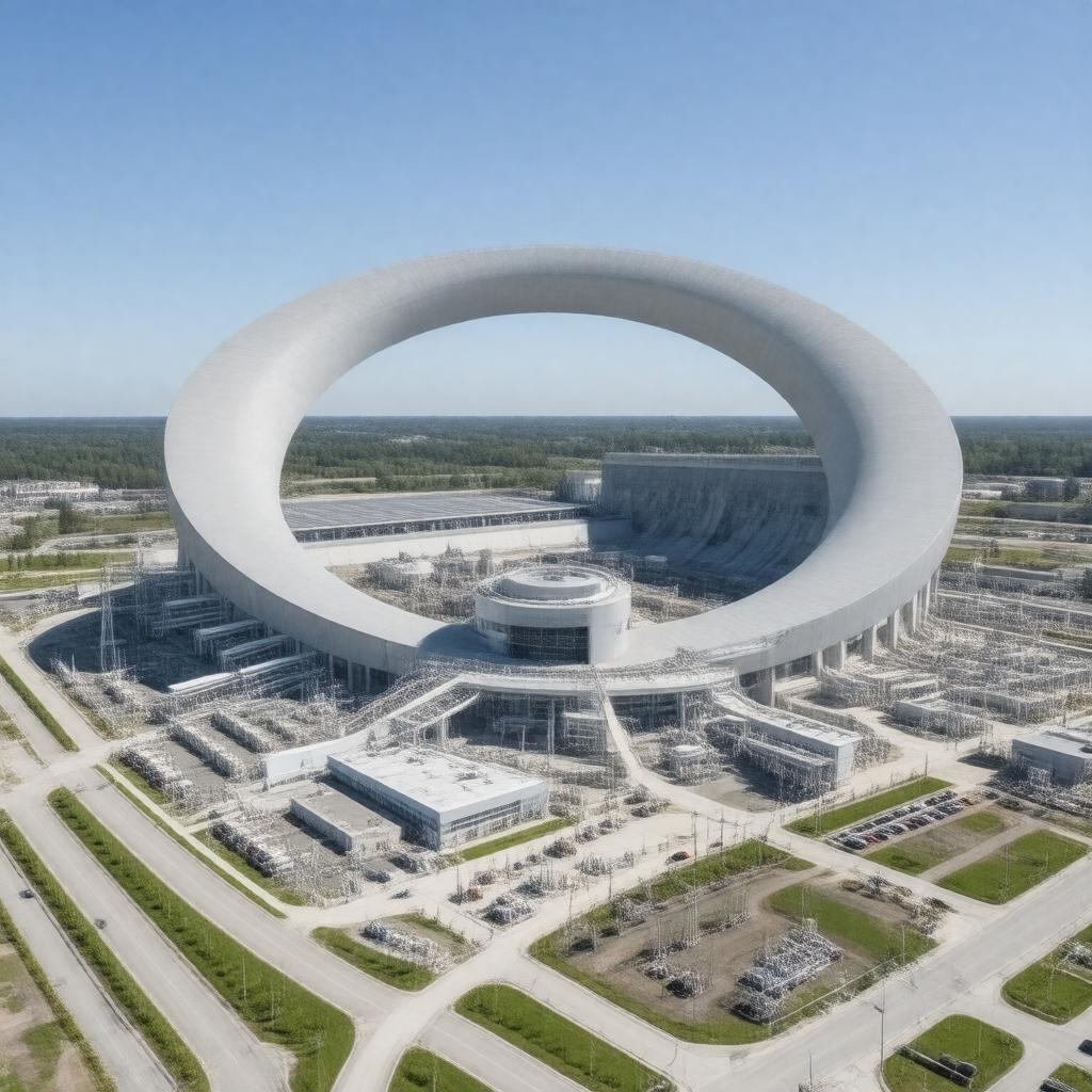AI-created image of National Synchrotron Light Source II