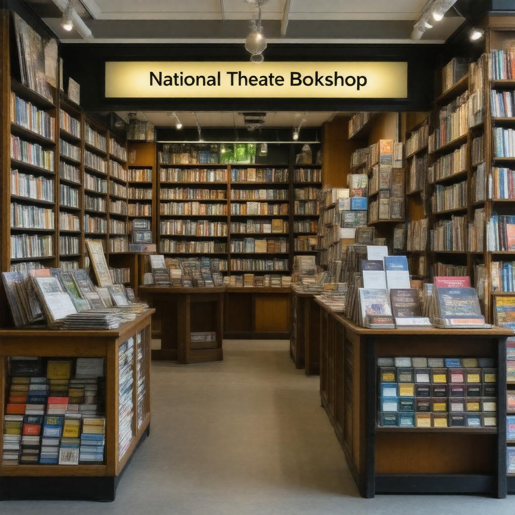 AI-created image of National Theatre Bookshop