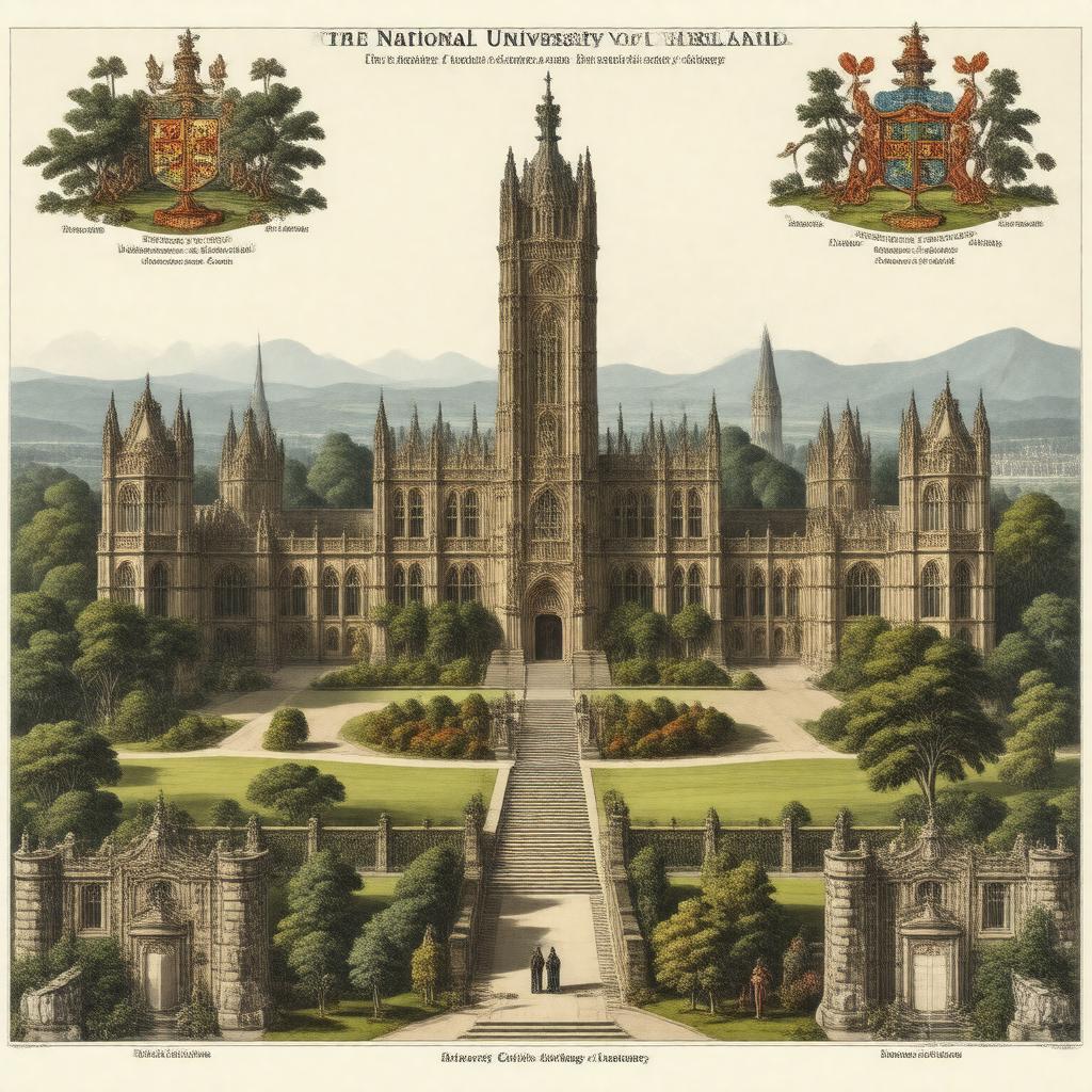 AI-created image of National University of Ireland
