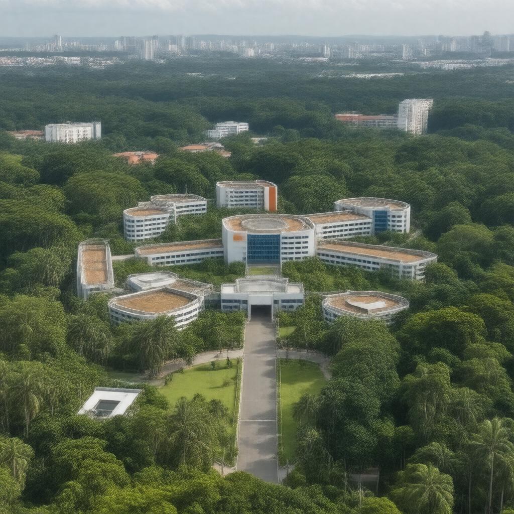 AI-created image of National University of Singapore