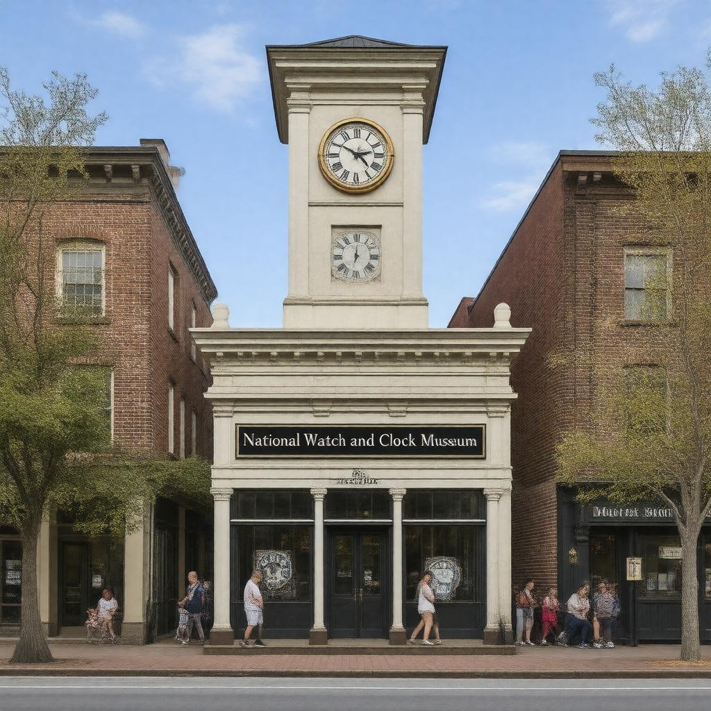 Click to view larger image AI-created image of National Watch and Clock Museum