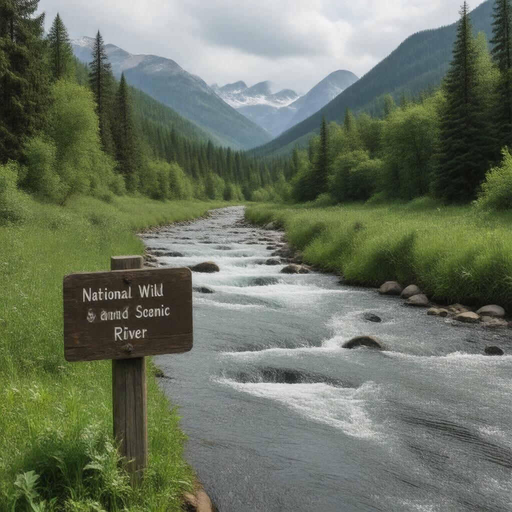 AI-created image of National Wild and Scenic Rivers System