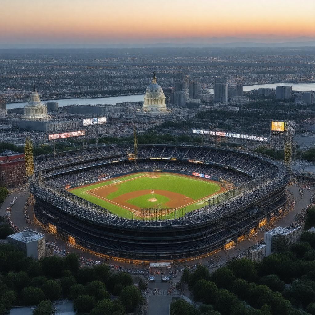 AI-created image of Nationals Park