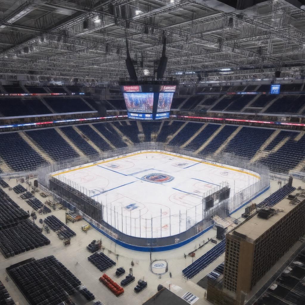 AI-created image of Nationwide Arena