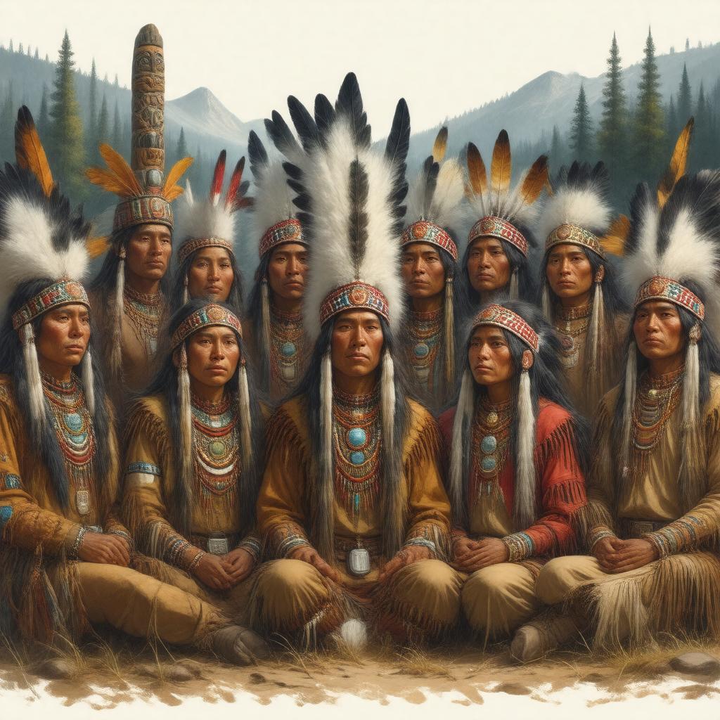 AI-created image of Native Americans