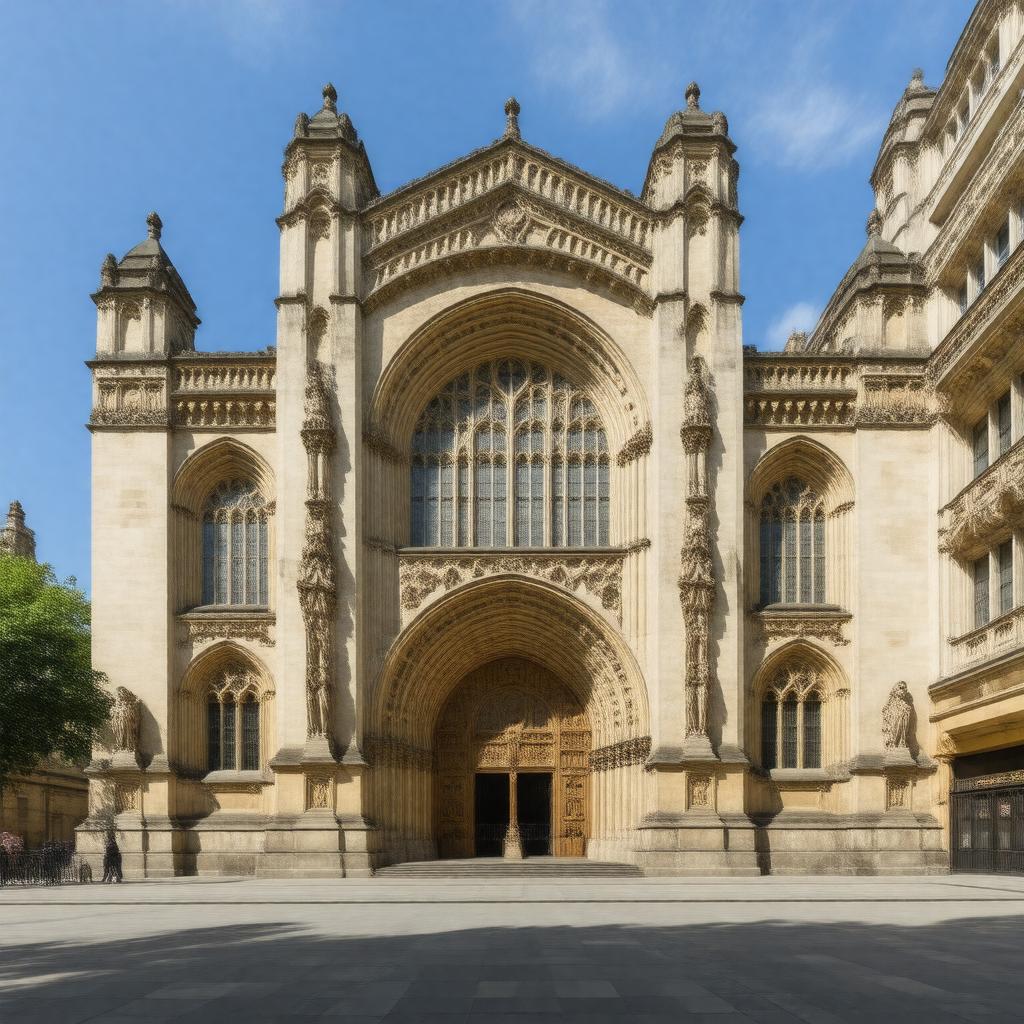 AI-created image of Natural History Museum, London