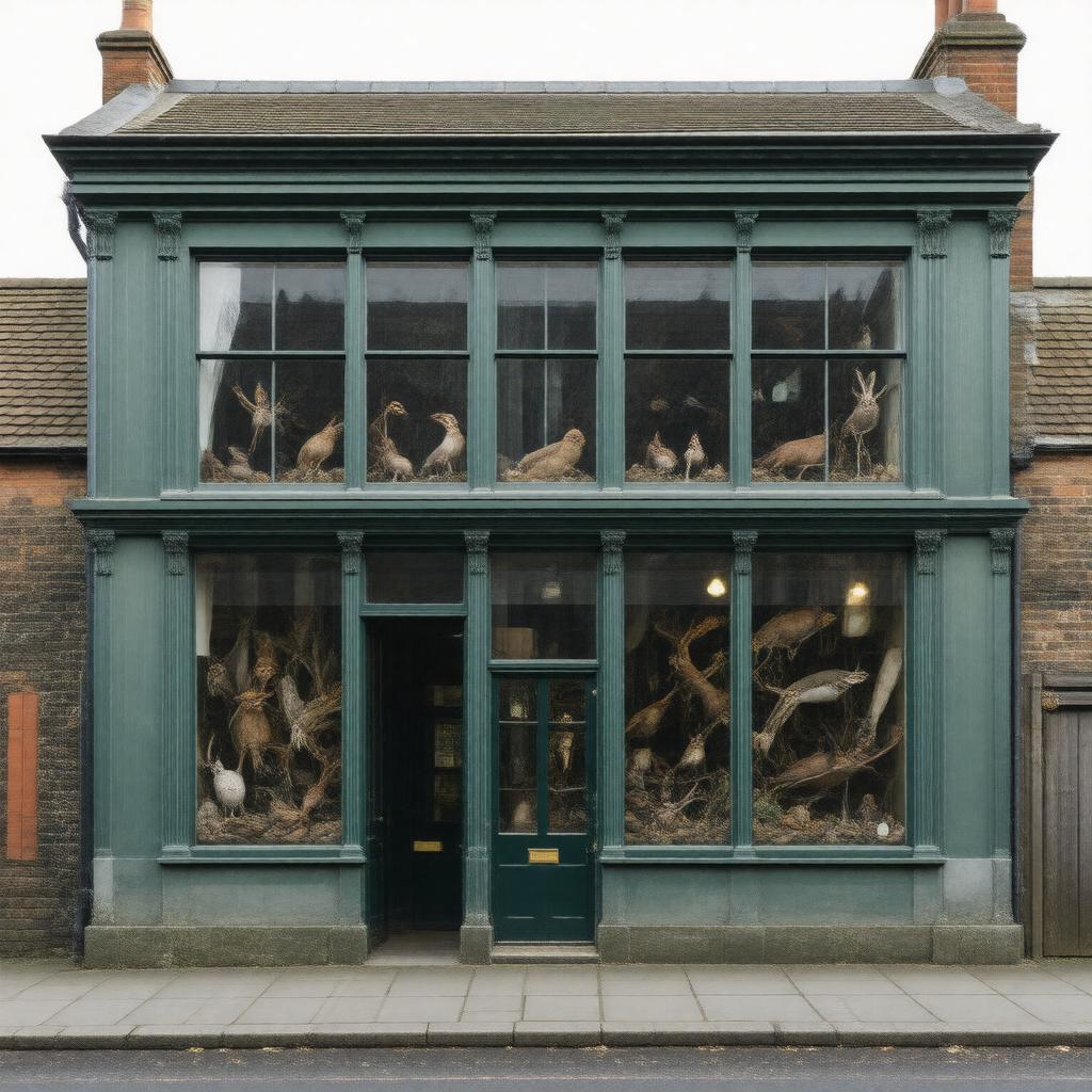 AI-created image of Natural History Museum at Tring