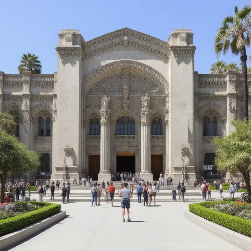 AI-created image of Natural History Museum of Los Angeles County