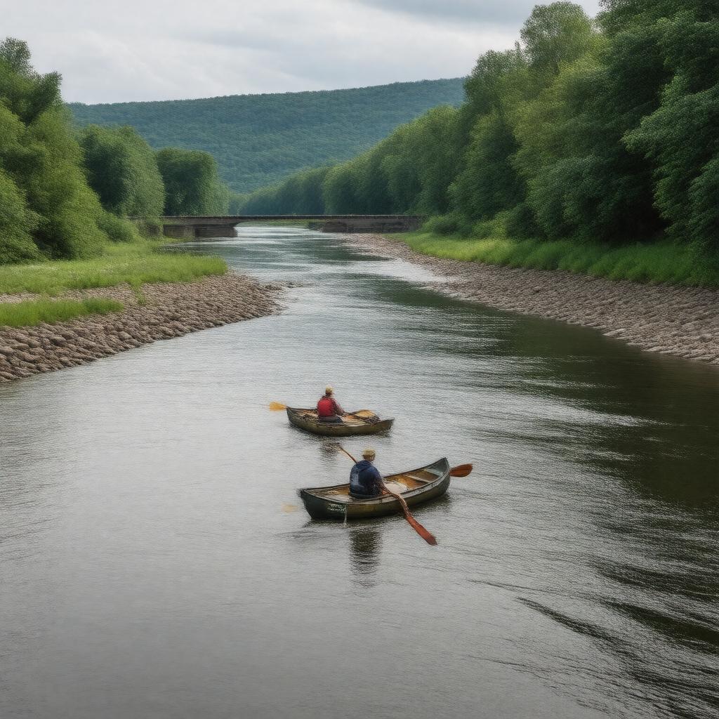 AI-created image of Naugatuck River