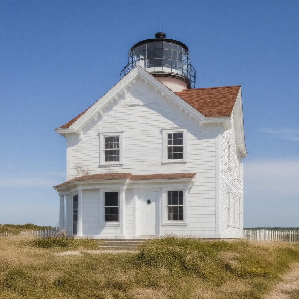 AI-created image of Nauset Light Keeper's House