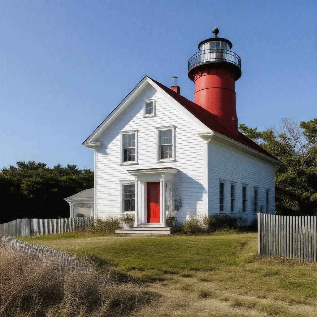 Click to view larger image AI-created image of Nauset Light Preservation Society