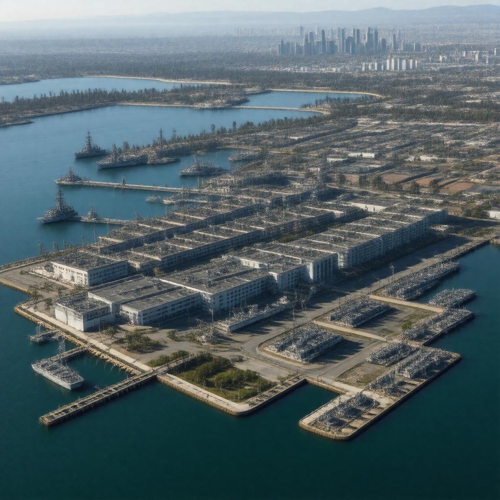 AI-created image of Naval Base San Diego