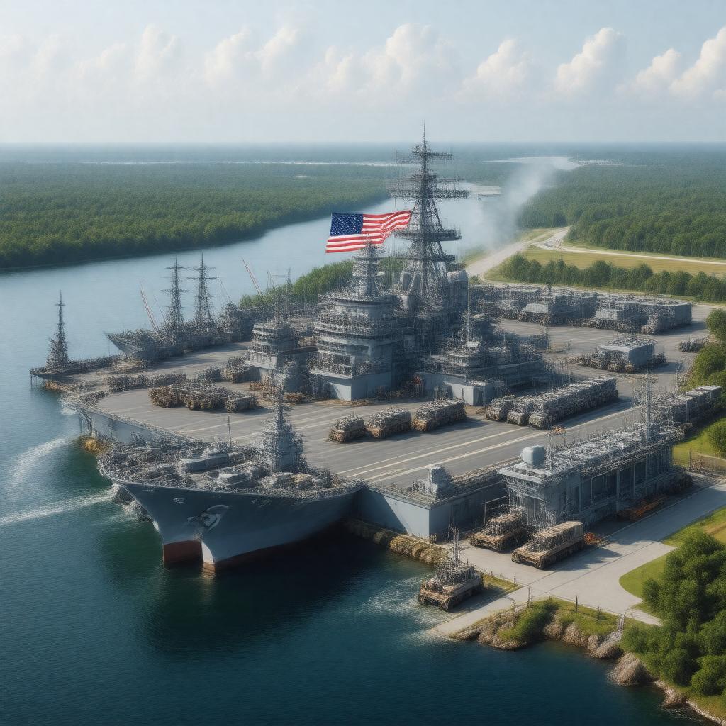 AI-created image of Naval Facilities Engineering Command