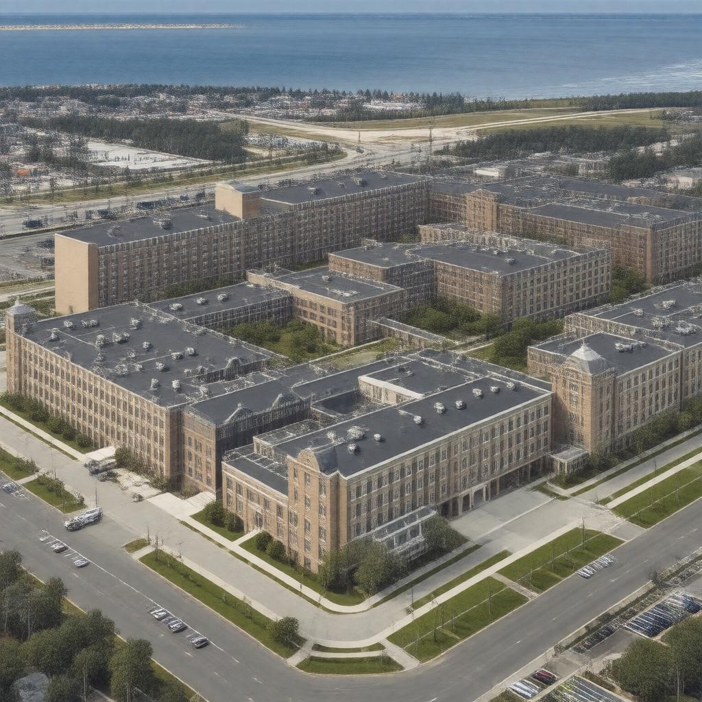 Click to view larger image AI-created image of Naval Medical Center Portsmouth