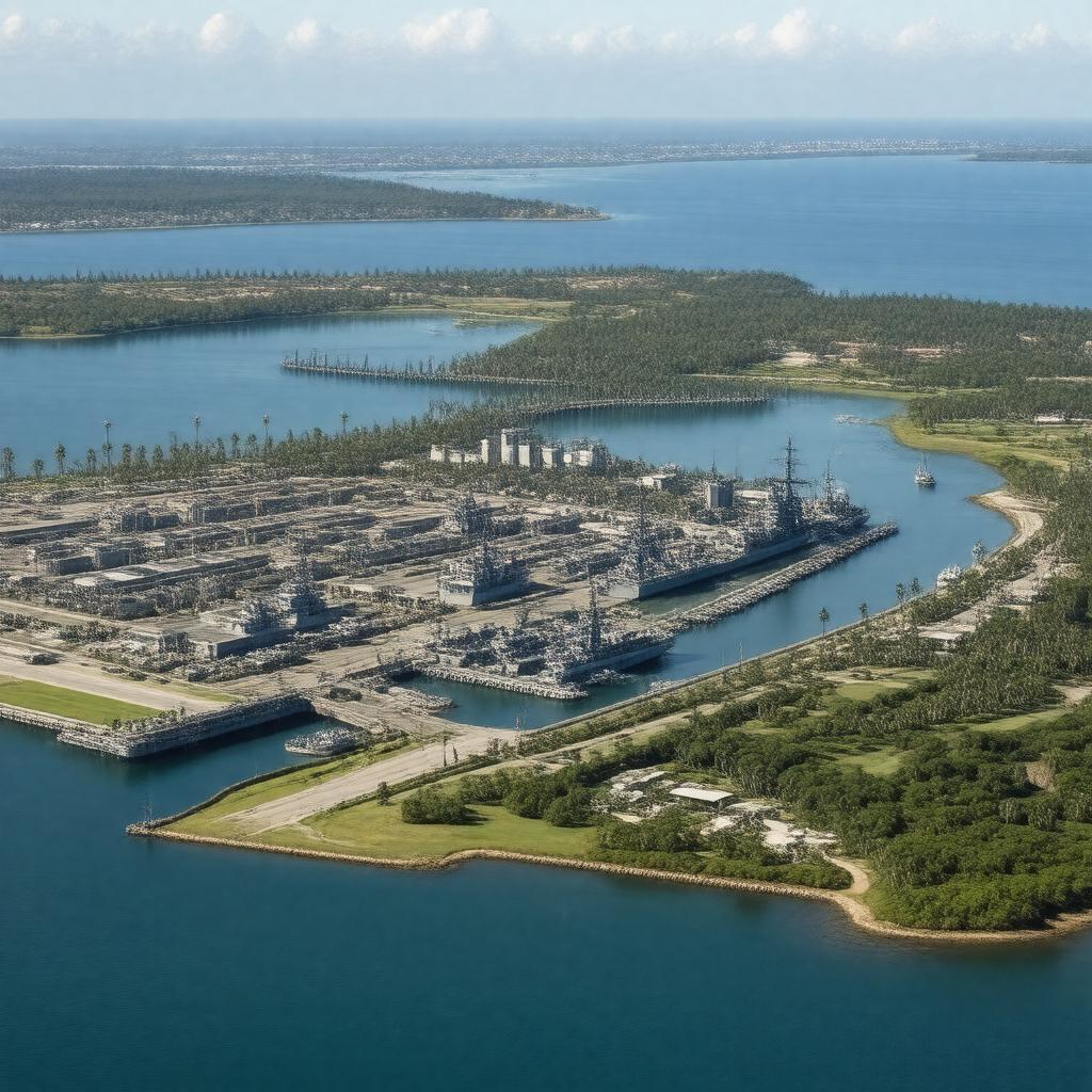 AI-created image of Naval Station Pearl Harbor