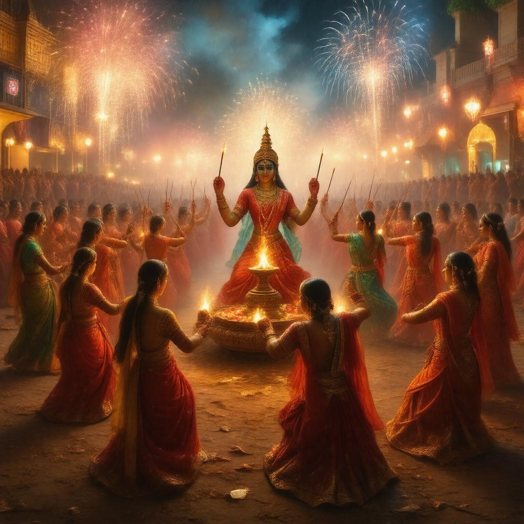 AI-created image of Navaratri