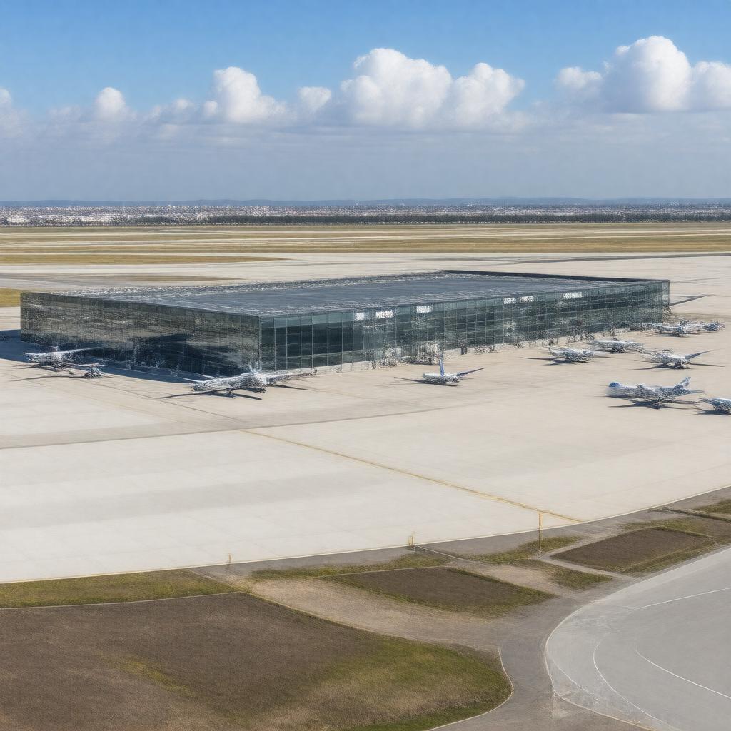 AI-created image of Navoi International Airport