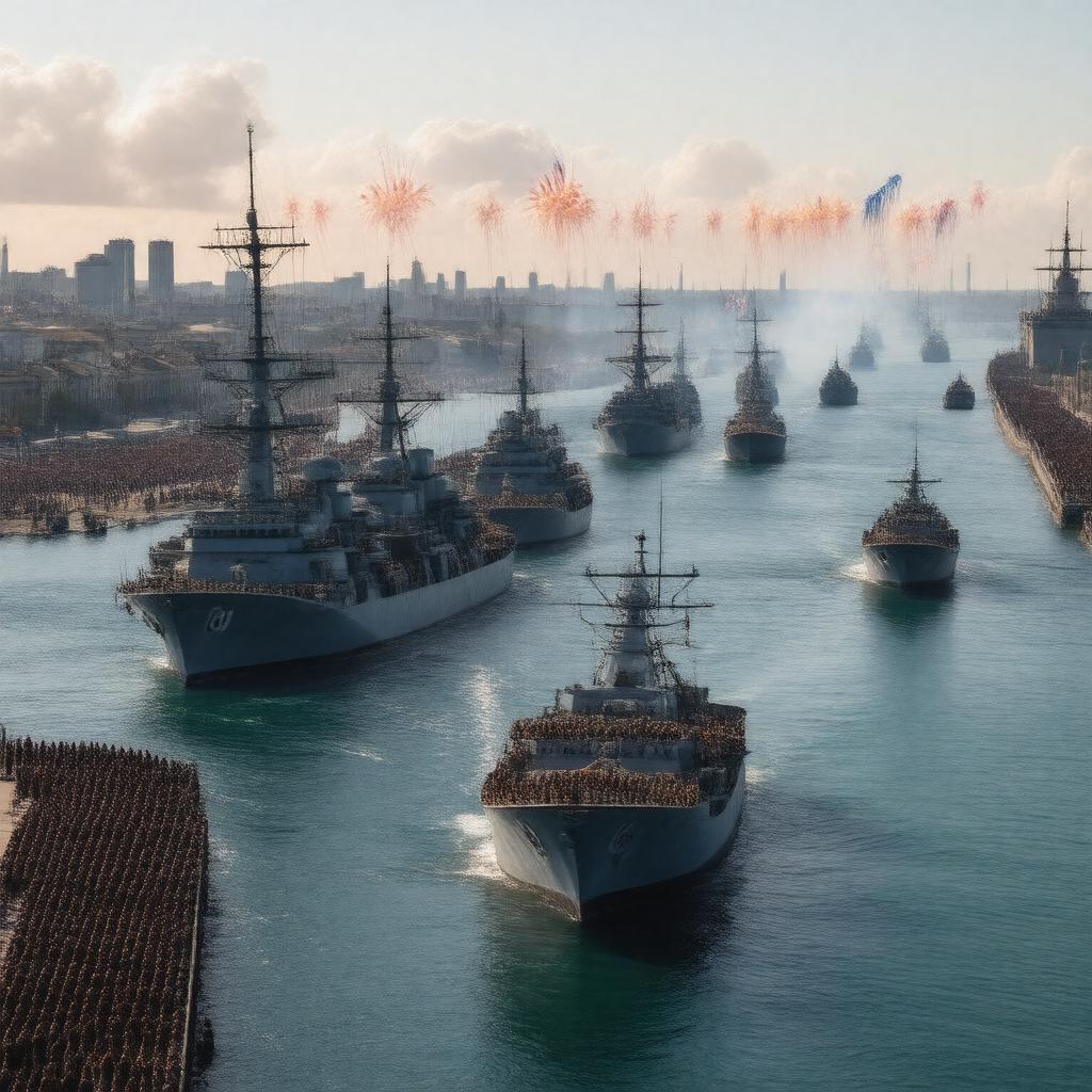 Click to view larger image AI-created image of Navy Day (last Sunday of July)