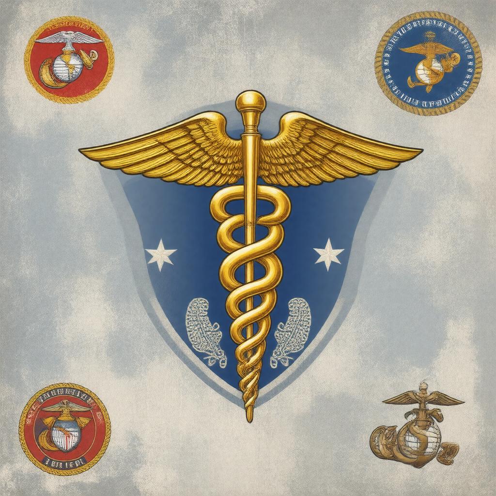 Click to view larger image AI-created image of Navy Dental Corps