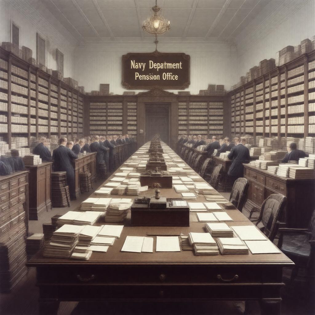 AI-created image of Navy Department (pension office functions)