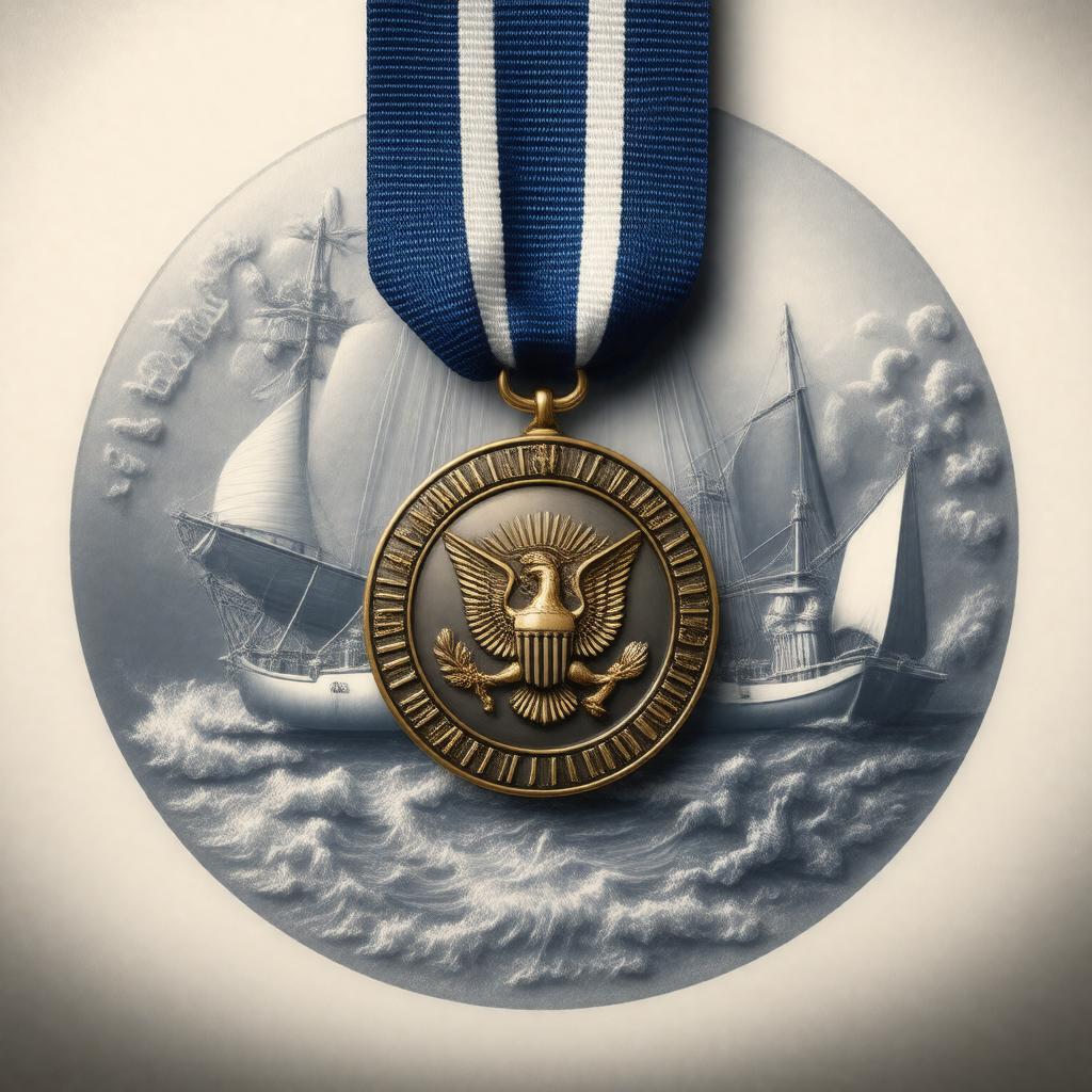 AI-created image of Navy Distinguished Civilian Service Award