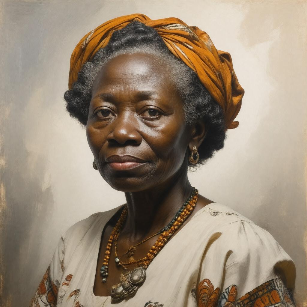 AI-created image of Ndèye Coumba Mbengue Diakhaté