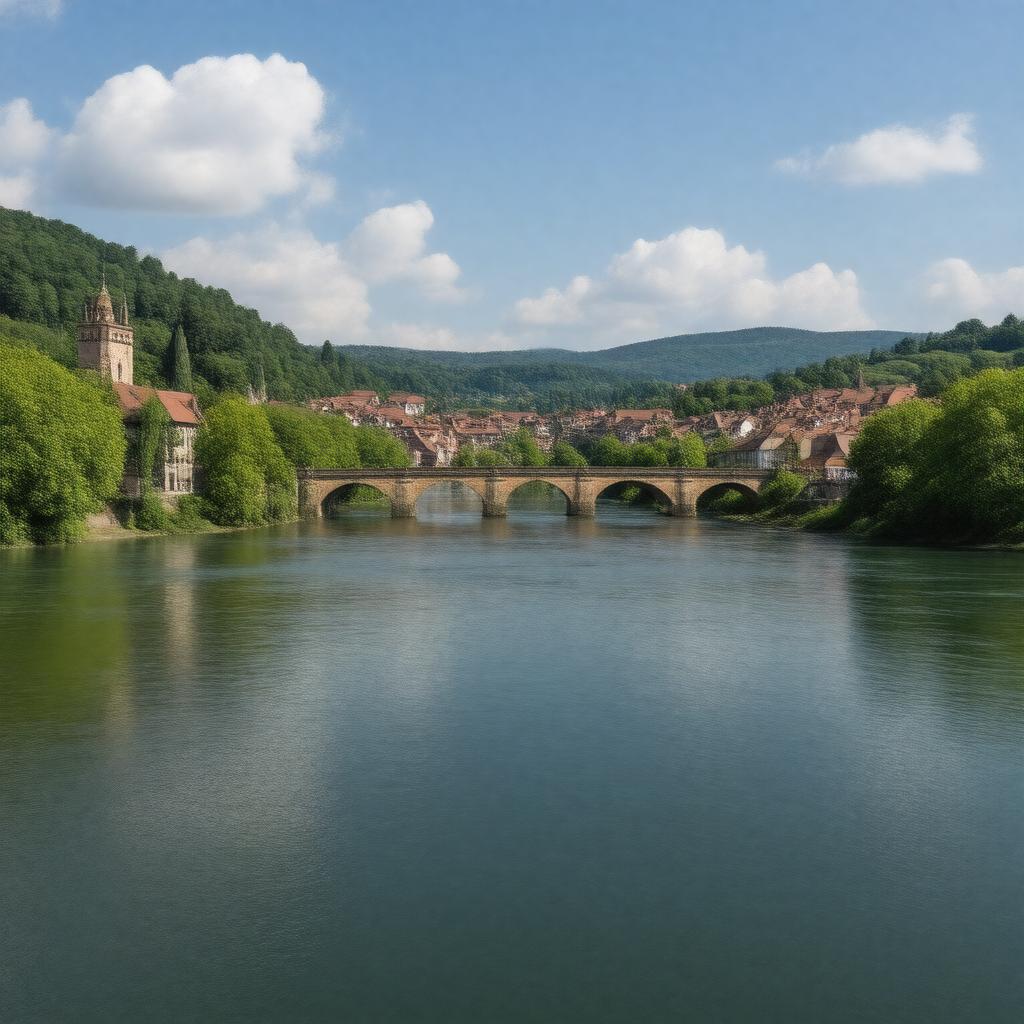AI-created image of Neckar