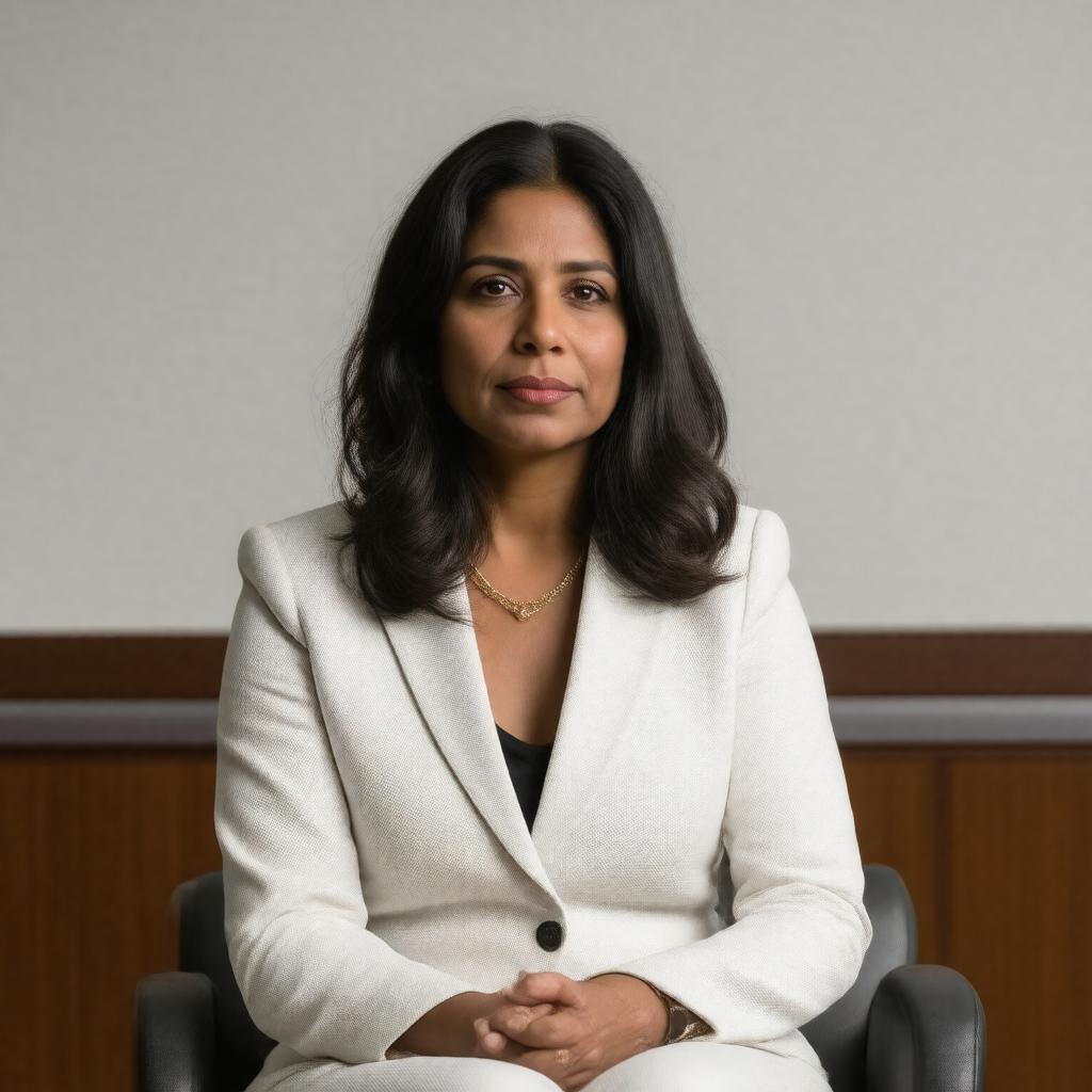 AI-created image of Neera Tanden