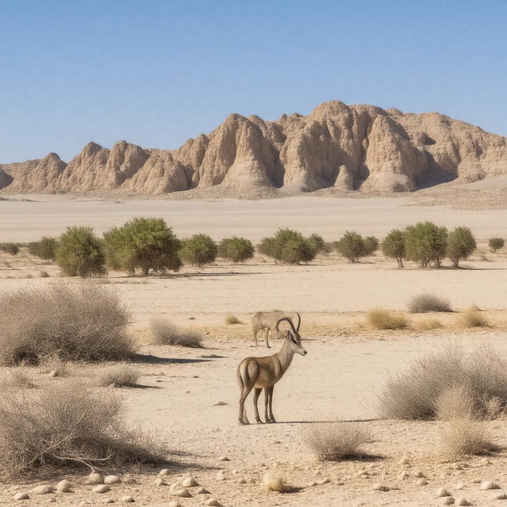 AI-created image of Negev Desert