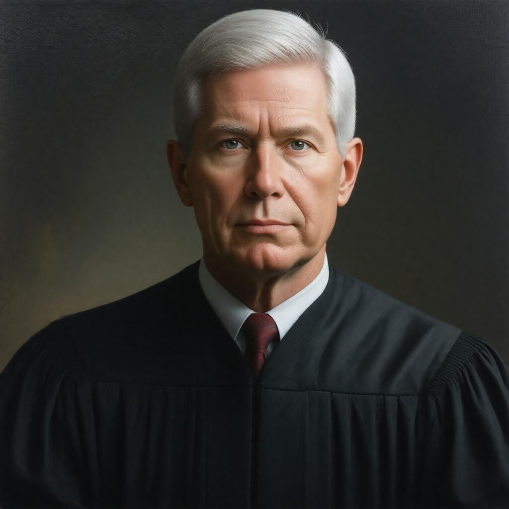 AI-created image of Neil Gorsuch