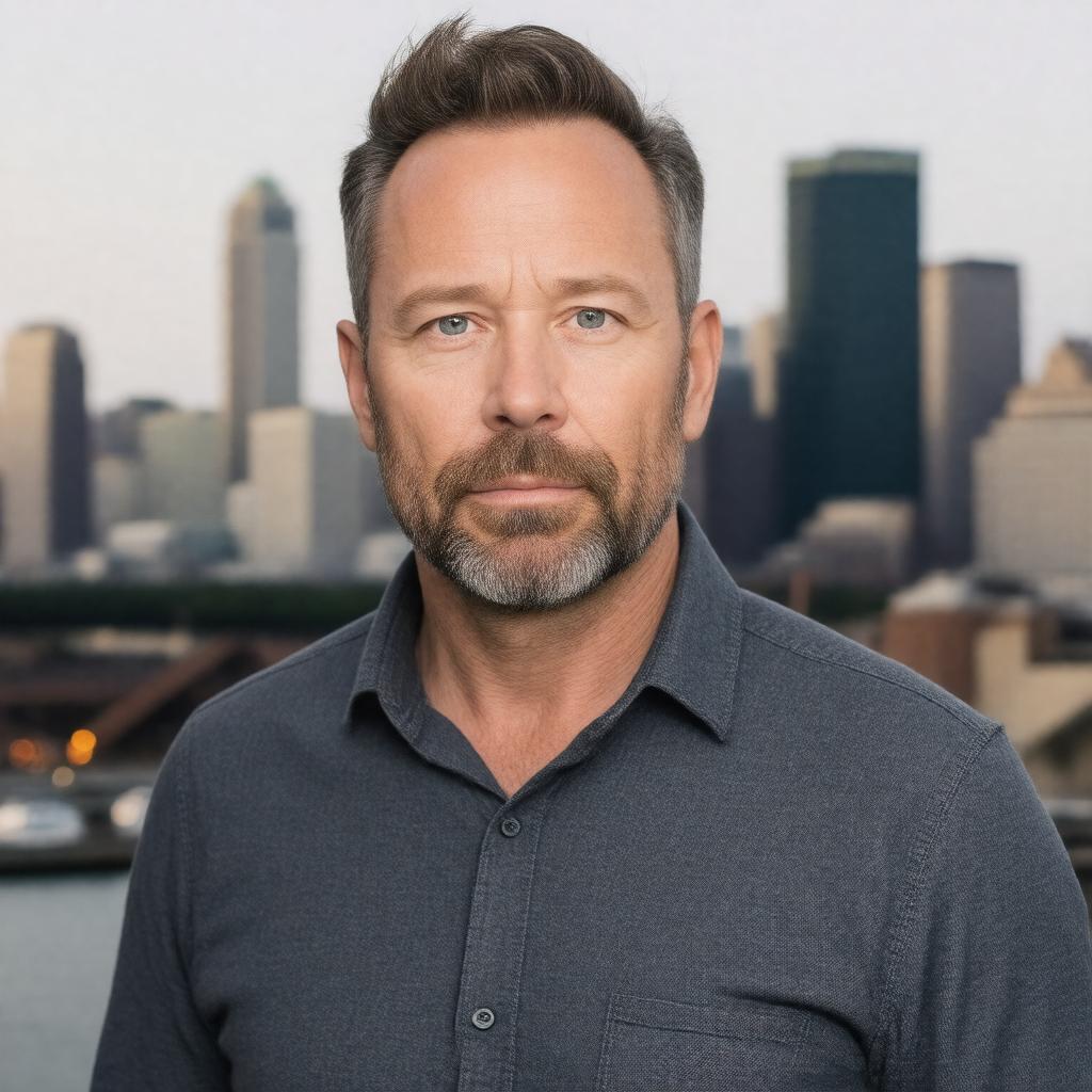 AI-created image of Neil Grayston